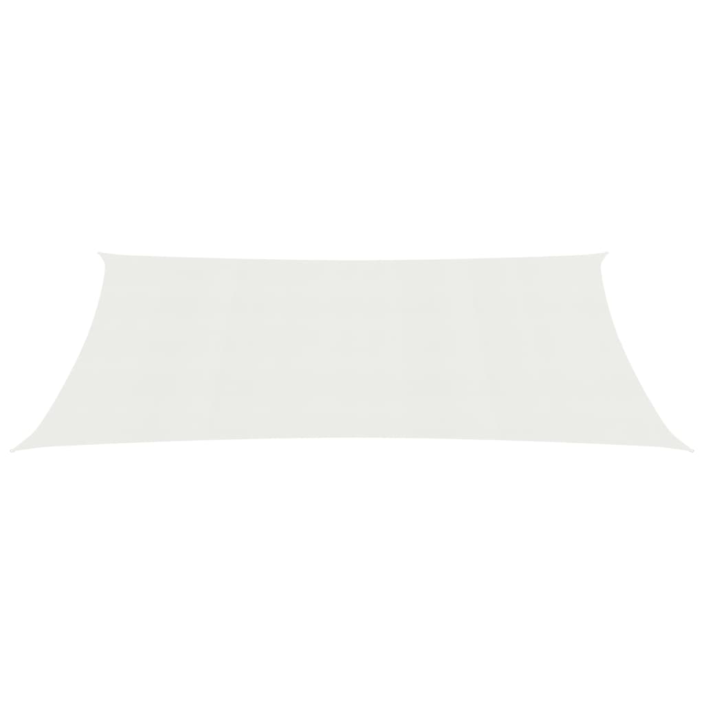 VidaXL Zonnezeil 160 g/m² 2x3 m HDPE wit