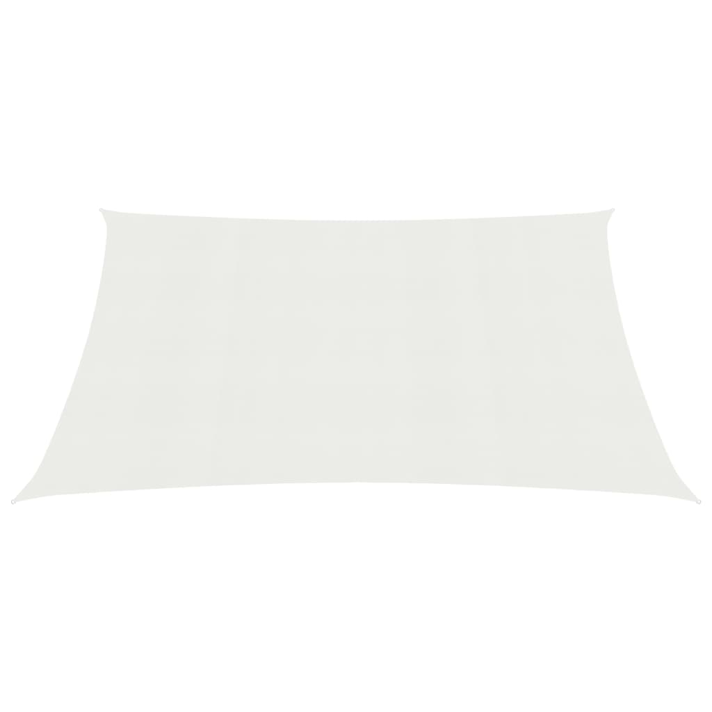 VidaXL Zonnezeil 160 g/m² 2,5x3,5 m HDPE wit