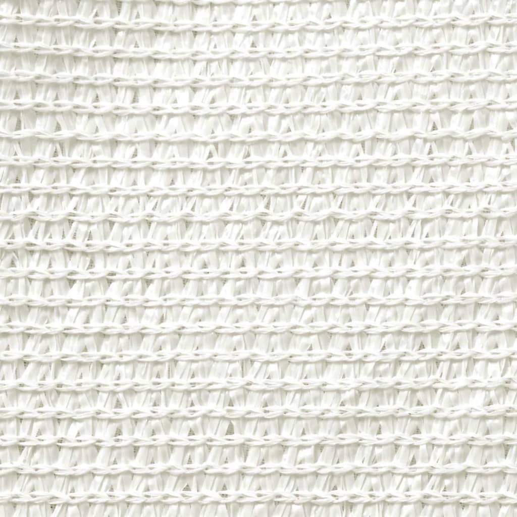 VidaXL Zonnezeil 160 g/m² 5x7 m HDPE wit