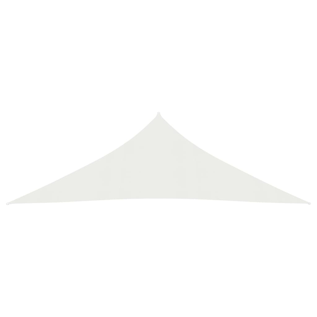 VidaXL Zonnezeil 160 g/m² 2,5x2,5x3,5 m HDPE wit