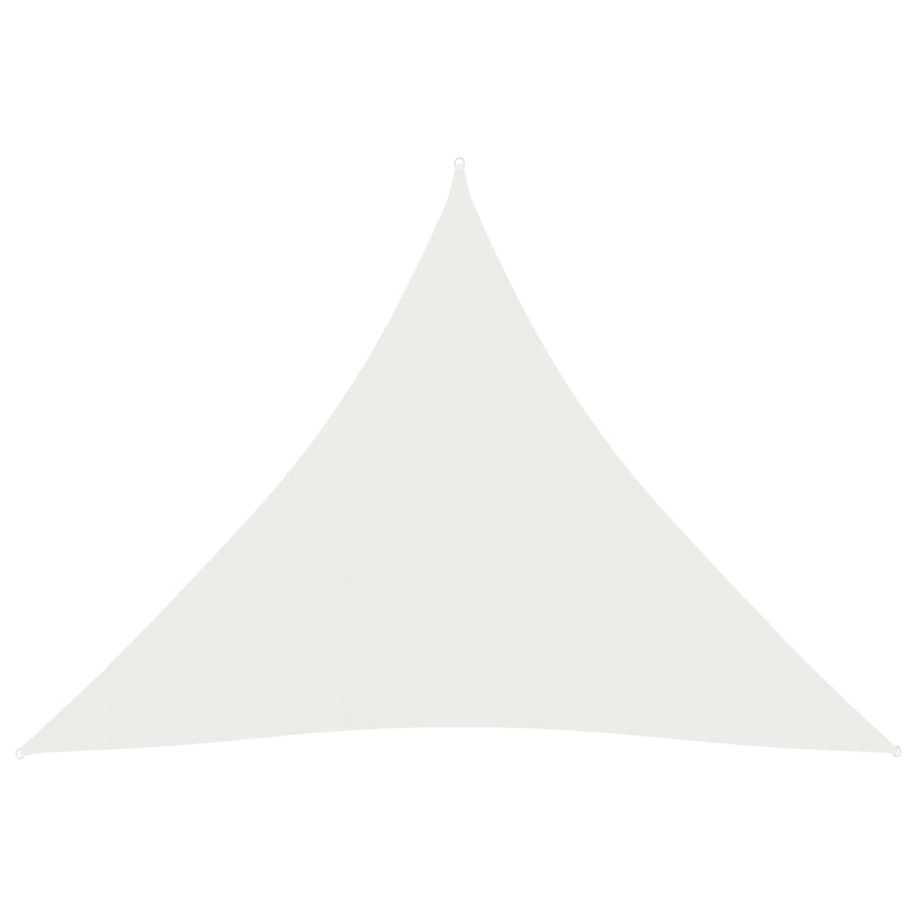 VidaXL Zonnezeil 160 g/m² 3x3x3 m HDPE wit