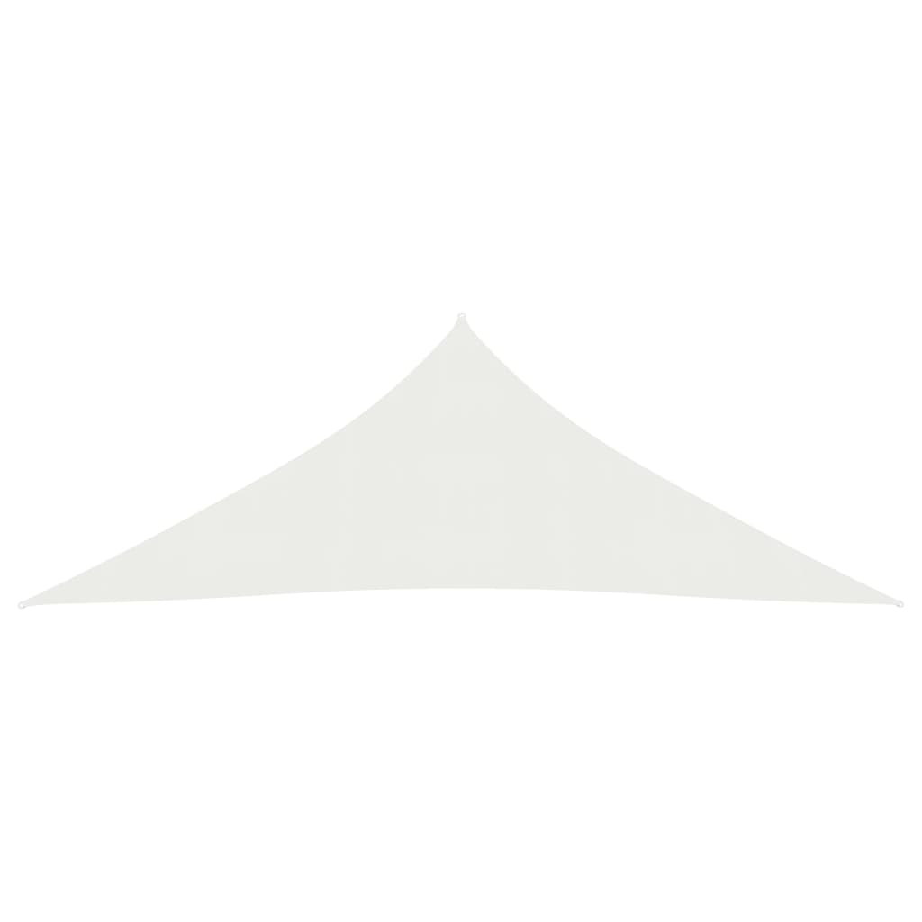 VidaXL Zonnezeil 160 g/m² 3x3x3 m HDPE wit