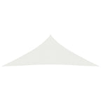 VidaXL Zonnezeil 160 g/m² 3x3x3 m HDPE wit