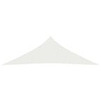 VidaXL Zonnezeil 160 g/m² 3x3x4,2 m HDPE wit