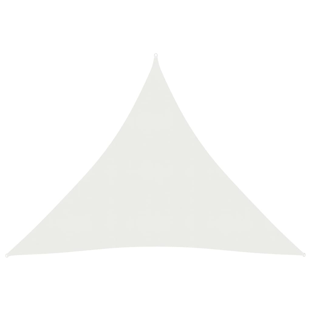 VidaXL Zonnezeil 160 g/m² 4,5x4,5x4,5 m HDPE wit