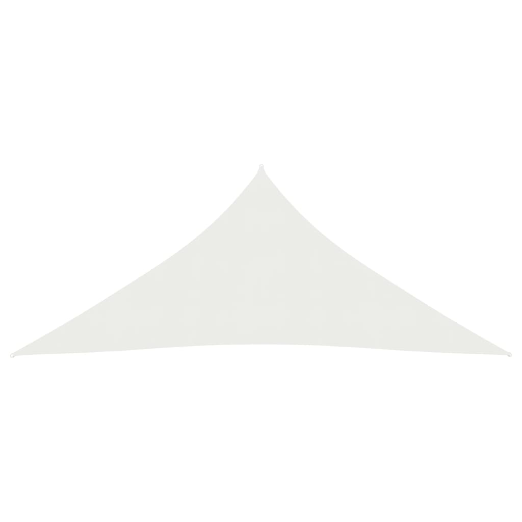 VidaXL Zonnezeil 160 g/m² 5x6x6 m HDPE wit