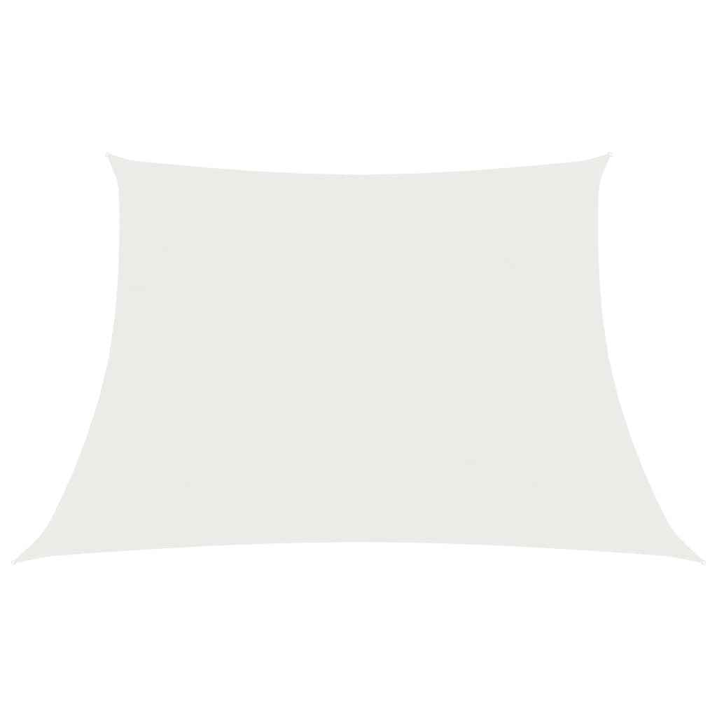 VidaXL Zonnezeil 160 g/m² 3/4x3 m HDPE wit