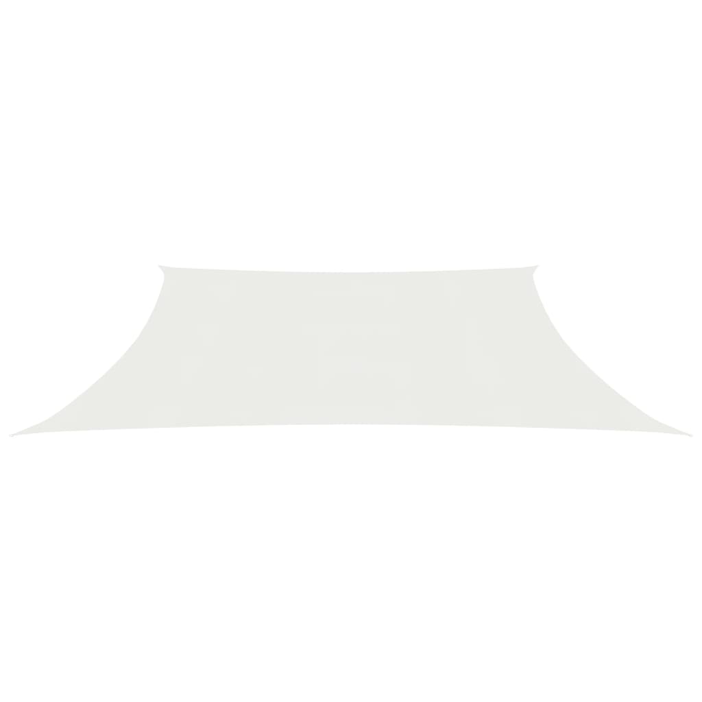 VidaXL Zonnezeil 160 g/m² 3/4x3 m HDPE wit
