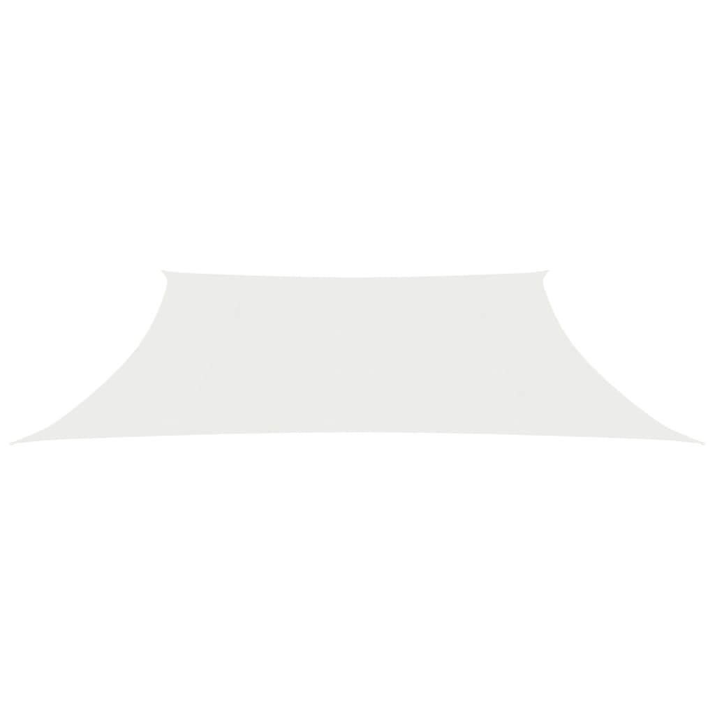 VidaXL Zonnezeil 160 g/m² 4/5x3 m HDPE wit
