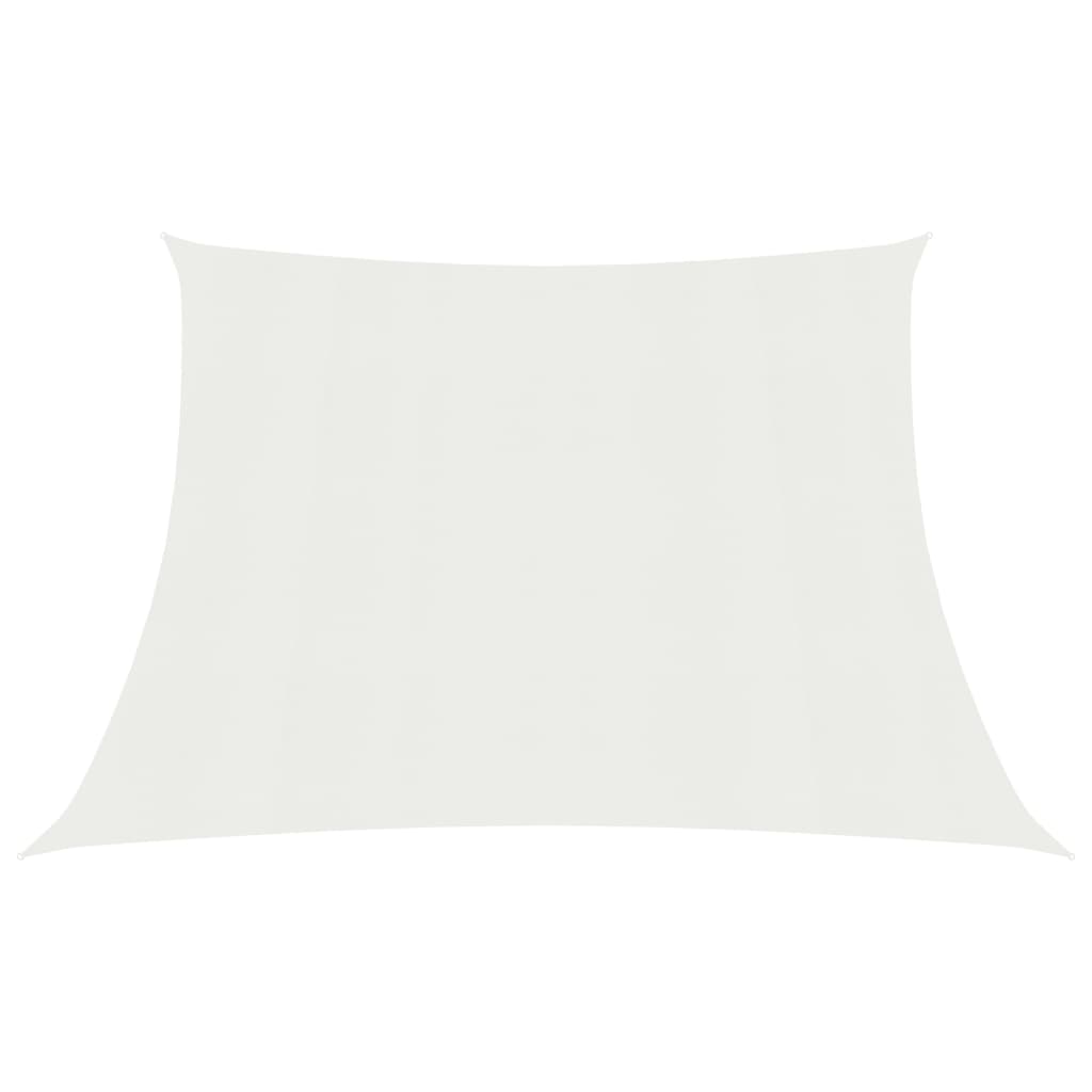 VidaXL Zonnezeil 160 g/m² 4/5x4 m HDPE wit