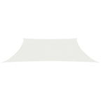 VidaXL Zonnezeil 160 g/m² 4/5x4 m HDPE wit