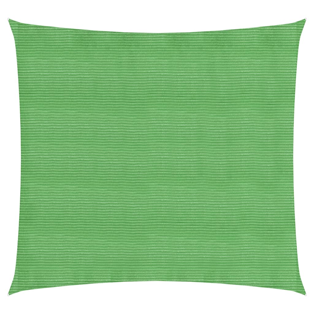 VidaXL Zonnezeil 160 g/m² 3x3 m HDPE lichtgroen
