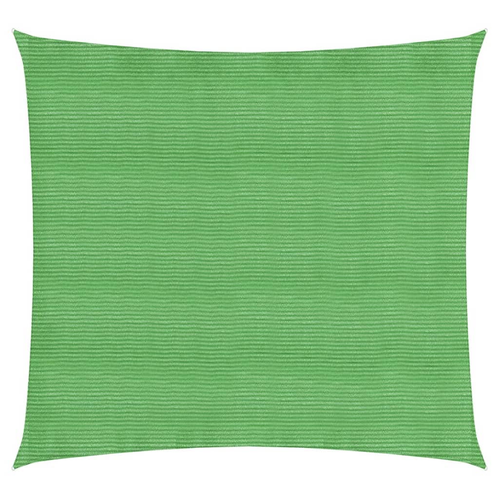 VidaXL Zonnezeil 160 g/m² 5x5 m HDPE lichtgroen