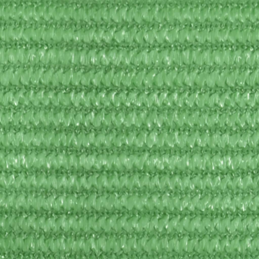 VidaXL Zonnezeil 160 g/m² 5x5 m HDPE lichtgroen