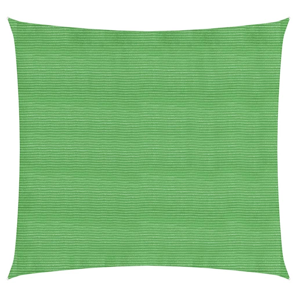 VidaXL Zonnezeil 160 g/m² 2x2,5 m HDPE lichtgroen