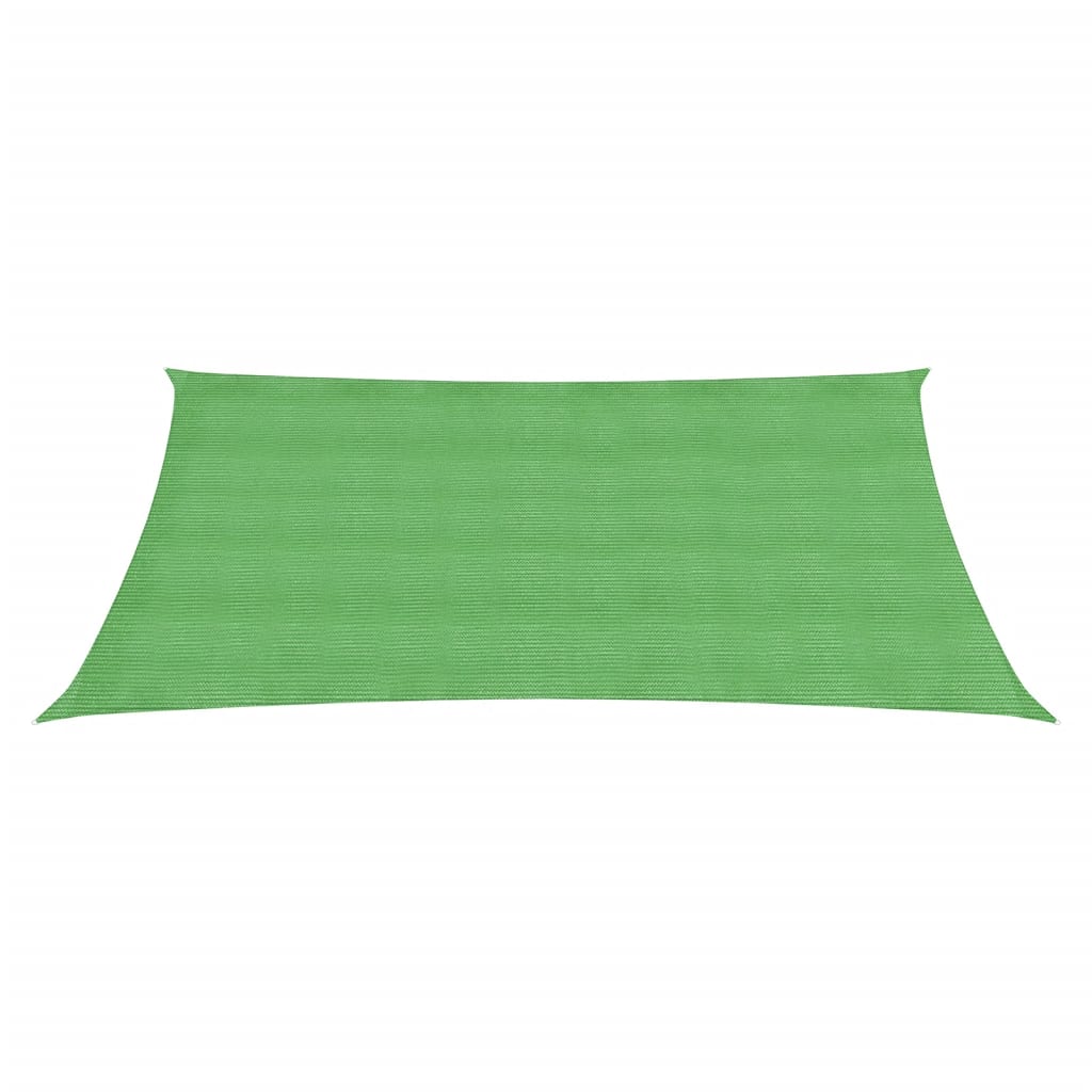 VidaXL Zonnezeil 160 g/m² 2x3 m HDPE lichtgroen