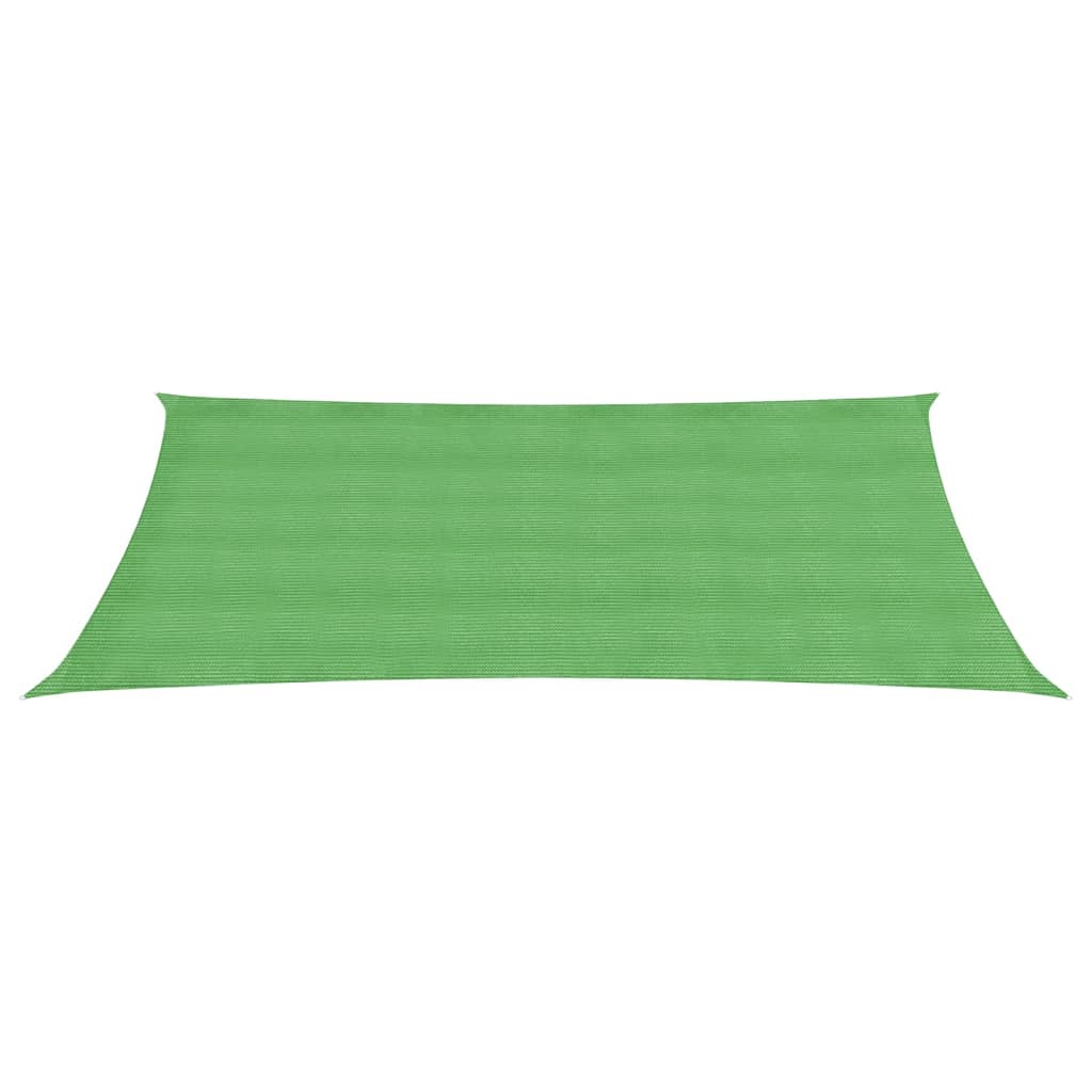 VidaXL Zonnezeil 160 g/m² 2x4,5 m HDPE lichtgroen