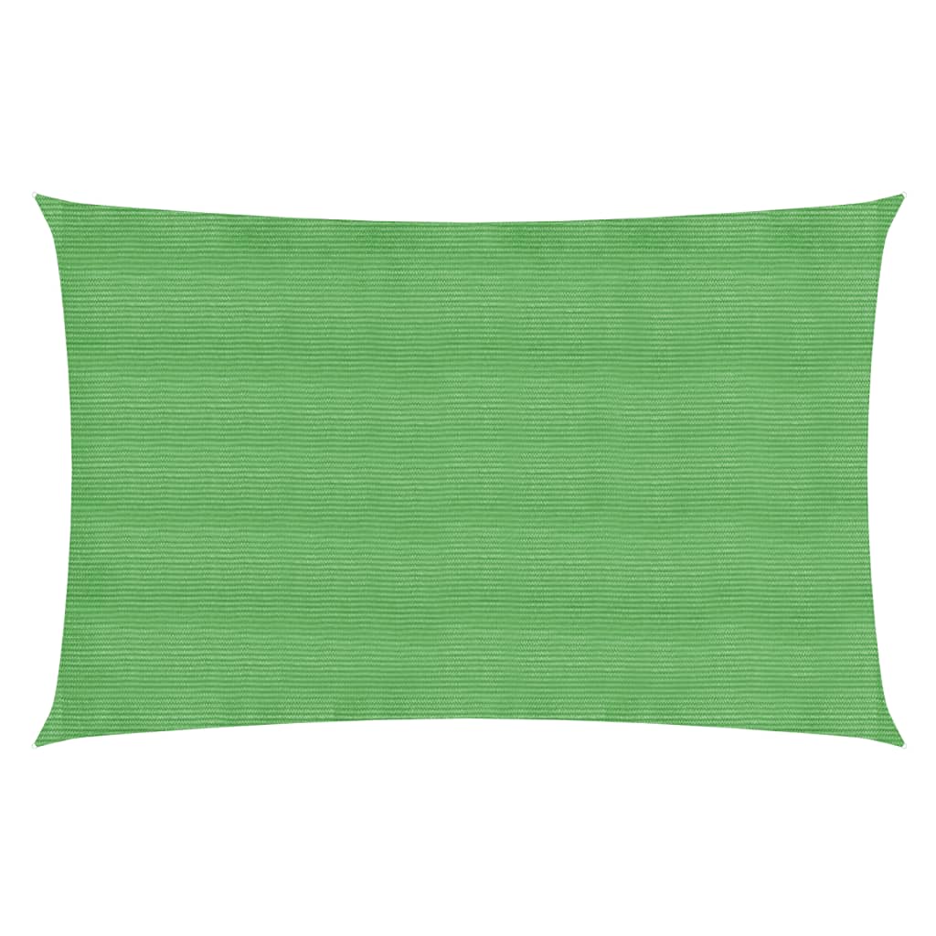 Vidaxl zonnezeil 160 g m² 2x5 m hdpe lichtgroen