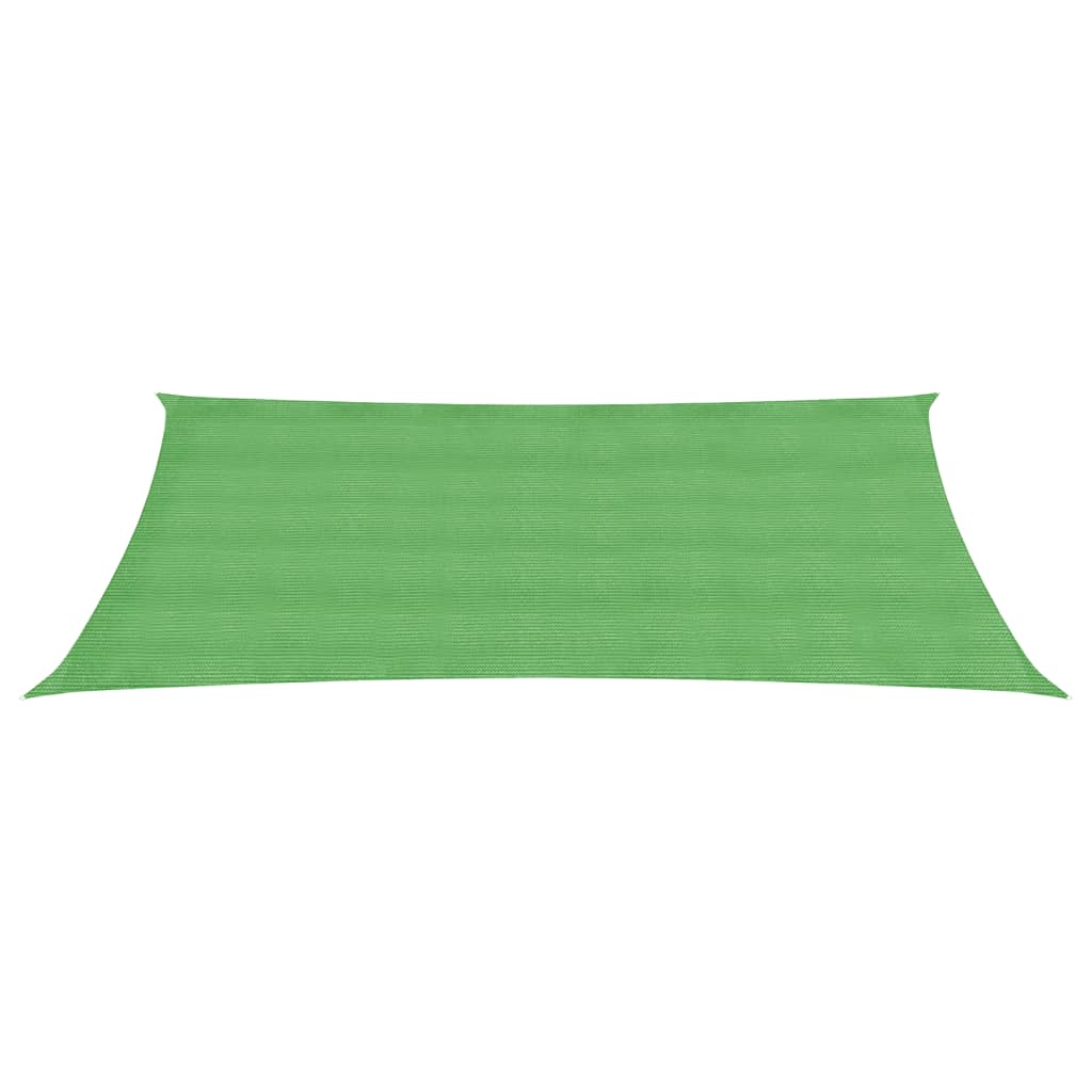 Vidaxl zonnezeil 160 g m² 2x5 m hdpe lichtgroen