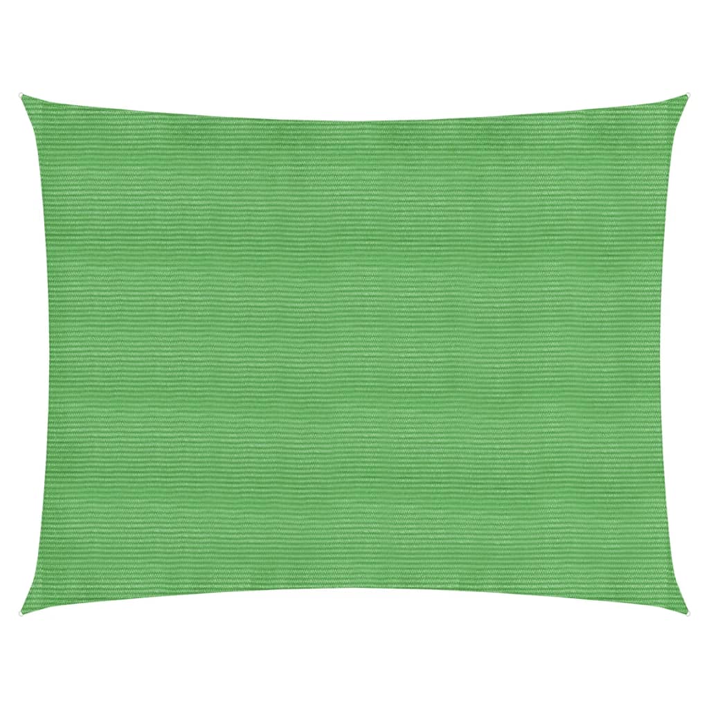 VidaXL Zonnezeil 160 g/m² 3x4 m HDPE lichtgroen