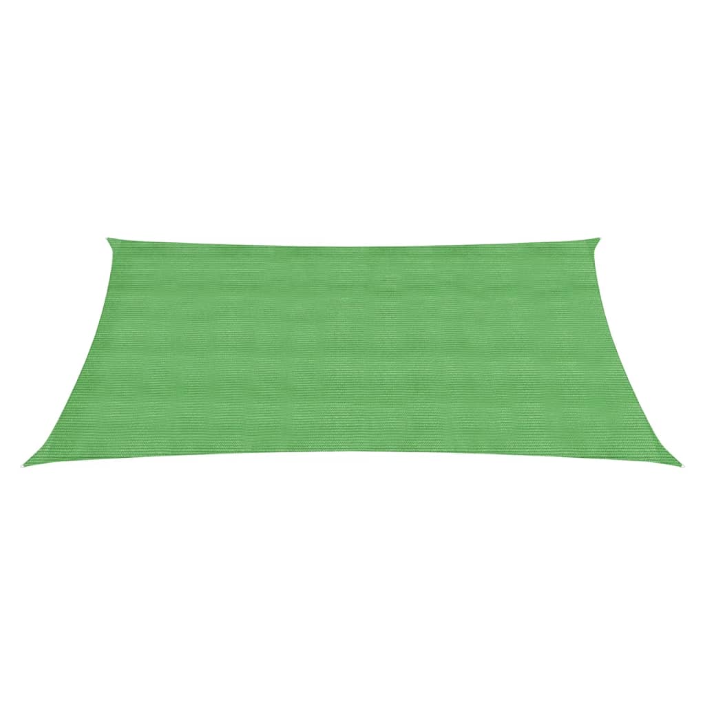 VidaXL Zonnezeil 160 g/m² 3x4 m HDPE lichtgroen