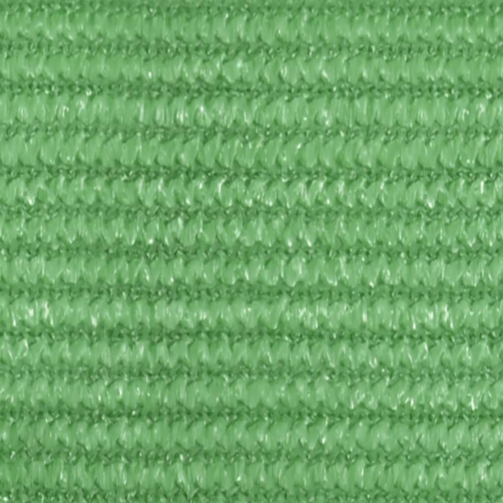 VidaXL Zonnezeil 160 g/m² 5x6 m HDPE lichtgroen