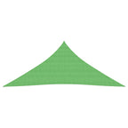 VidaXL Zonnezeil 160 g/m² 4,5x4,5x4,5 m HDPE lichtgroen