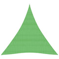 VidaXL Zonnezeil 160 g/m² 4x5x5 m HDPE lichtgroen