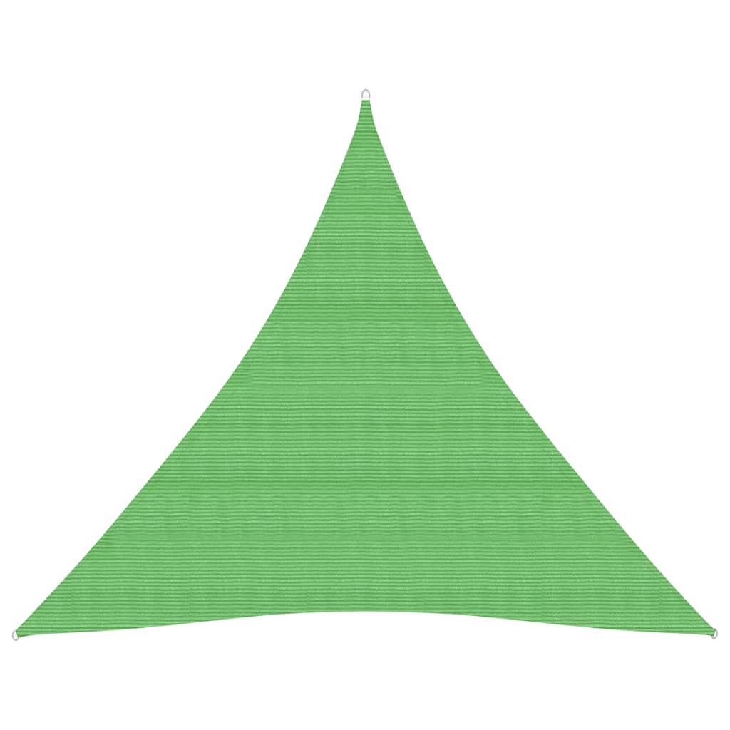 VidaXL Zonnezeil 160 g/m² 5x5x5 m HDPE lichtgroen