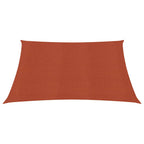 VidaXL Zonnezeil 160 g/m² vierkant 2,5x2,5 m HDPE terracottakleurig