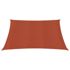 Vidaxl zonnezeil 160 g m² 2,5x3 m hdpe terracottakleurig