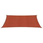 Vidaxl zonnezeil 160 g m² 2,5x4,5 m hdpe terracottakleurig