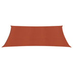 Vidaxl zonnezeil 160 g m² 3x5 m hdpe terracottakleurig