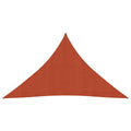 VidaXL Zonnezeil 160 g m² 2,5x2,5x3,5 m HDPE terracottakleurig
