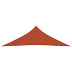 Vidaxl zonnezeil 160 g m² 3,5x3,5x4,9 m hdpe terracottakleurig