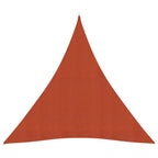 Vidaxl zonnezeil 160 g m² 4x4x4 m hdpe terracottakleurig