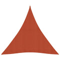 Vidaxl zonnezeil 160 g m² 4,5x4,5x4,5 m hdpe terracottakleurig