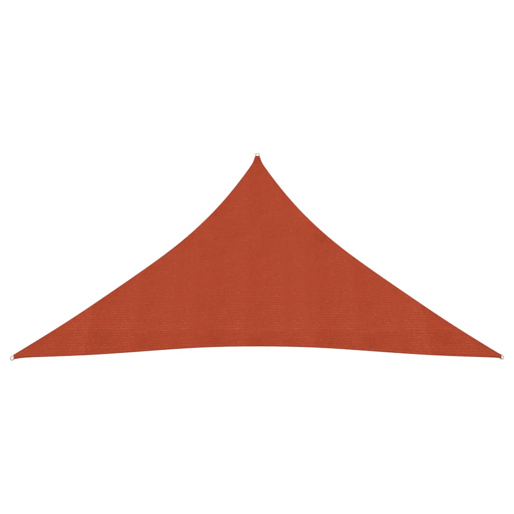 Vidaxl zonnezeil 160 g m² 4,5x4,5x4,5 m hdpe terracottakleurig