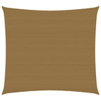Vidaxl zonnezeil 160 g m² 2,5x2,5 m hdpe taupe