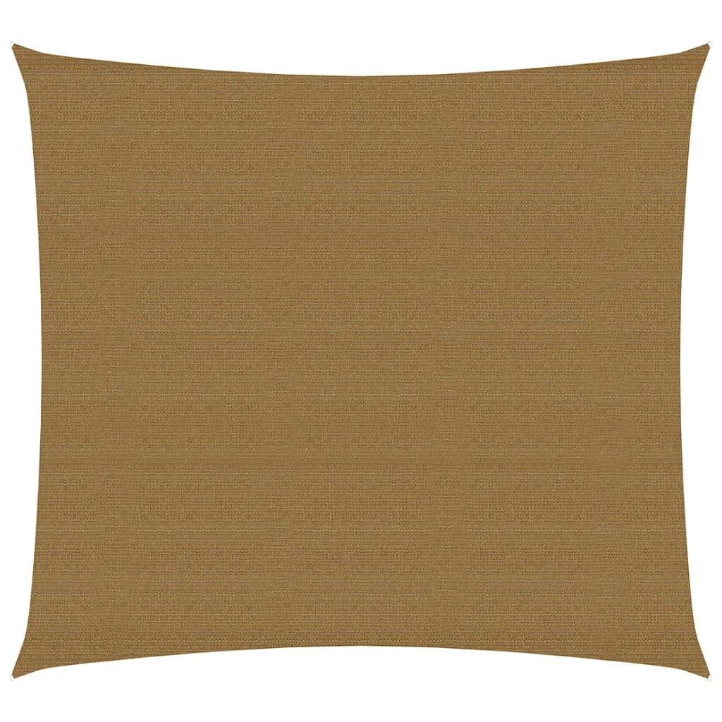 Vidaxl zonnezeil 160 g m² 3x3 m hdpe taupe