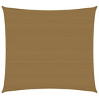 Vidaxl zonnezeil 160 g m² 3x3 m hdpe taupe