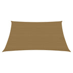 Vidaxl zonnezeil 160 g m² 3x3 m hdpe taupe