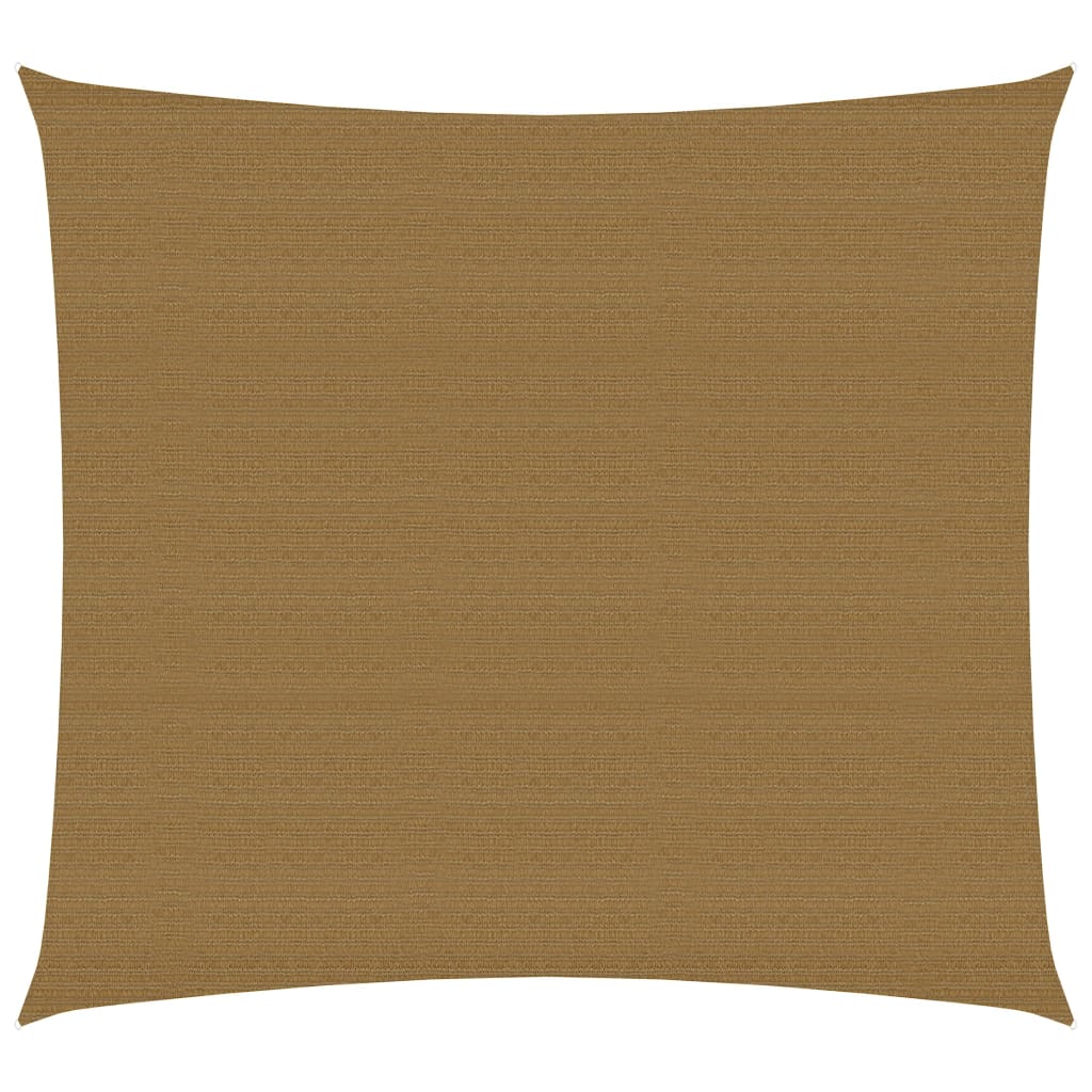 Vidaxl zonnezeil 160 g m² 4x4 m hdpe taupe