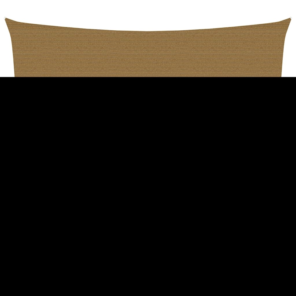 Vidaxl zonnezeil 160 g m² 4,5x4,5 m hdpe taupe