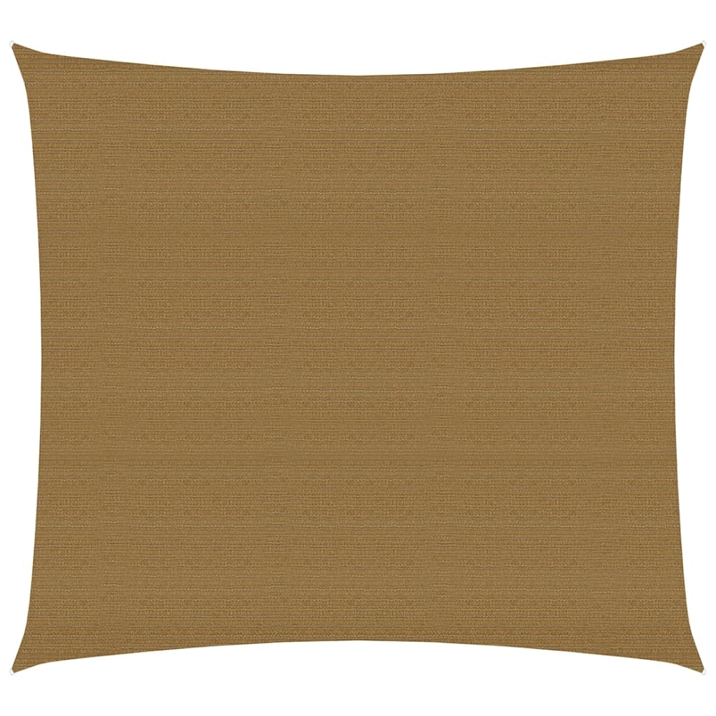 Vidaxl zonnezeil 160 g m² 5x5 m hdpe taupe
