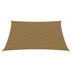 VidaXL Zonnezeil 160 g m² 6x6 m HDPE taupe