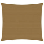 Vidaxl zonnezeil 160 g m² 2x2,5 m hdpe taupe