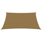 Vidaxl zonnezeil 160 g m² 2x3 m hdpe taupe