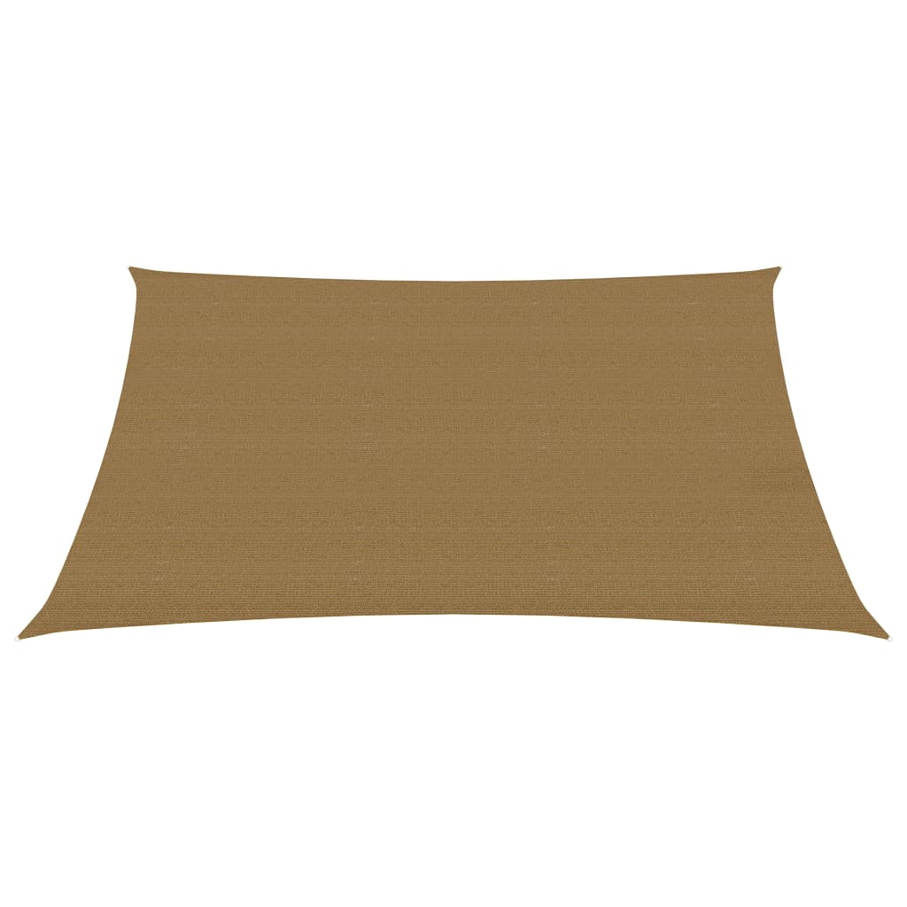 Vidaxl zonnezeil 160 g m² 2x3 m hdpe taupe