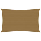 Vidaxl zonnezeil 160 g m² 2x4,5 m hdpe taupe